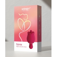 Vibrador Rosa con Lengua Sylvia Rojo