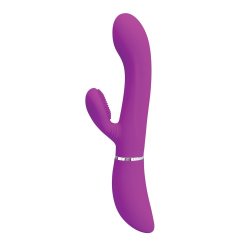 Pretty Love Moving Rabbit Vibrator Fuchsia