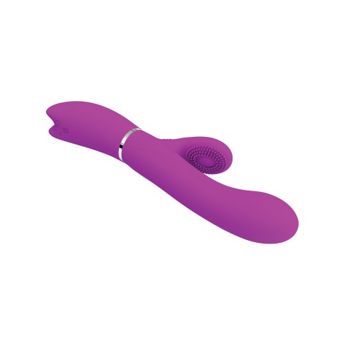 Pretty Love Moving Rabbit Vibrator Fuchsia