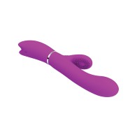 Pretty Love Moving Rabbit Vibrator Fuchsia