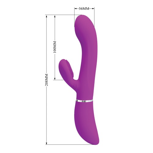 Pretty Love Moving Rabbit Vibrator Fuchsia