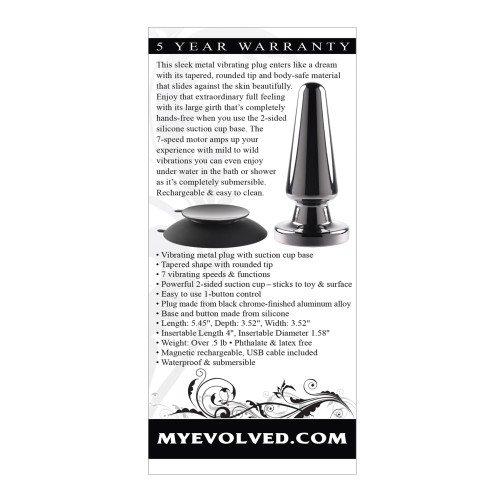 Evolved Advanced Vibrating Metal Plug