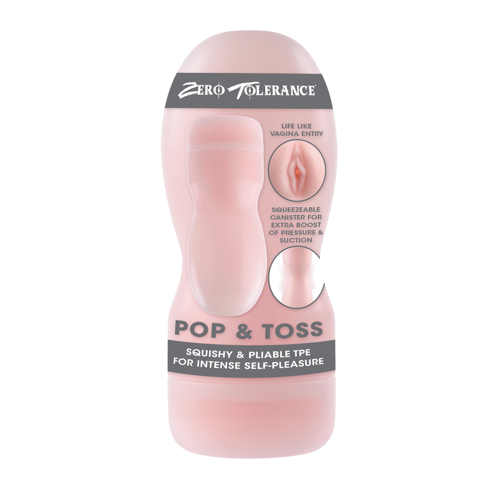 Zero Tolerance Pop & Toss Stroker - Light