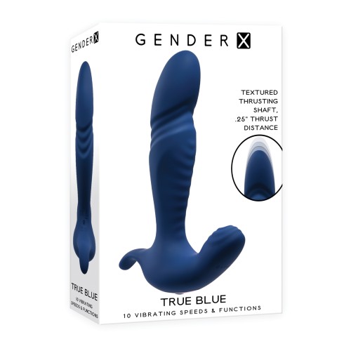 Gender X True Blue Silicone Toy