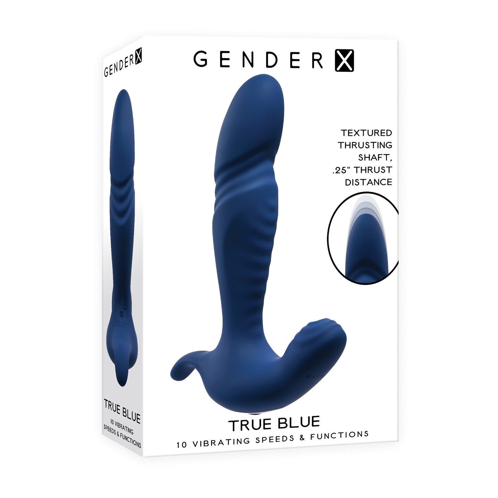 Gender X True Blue Silicone Toy