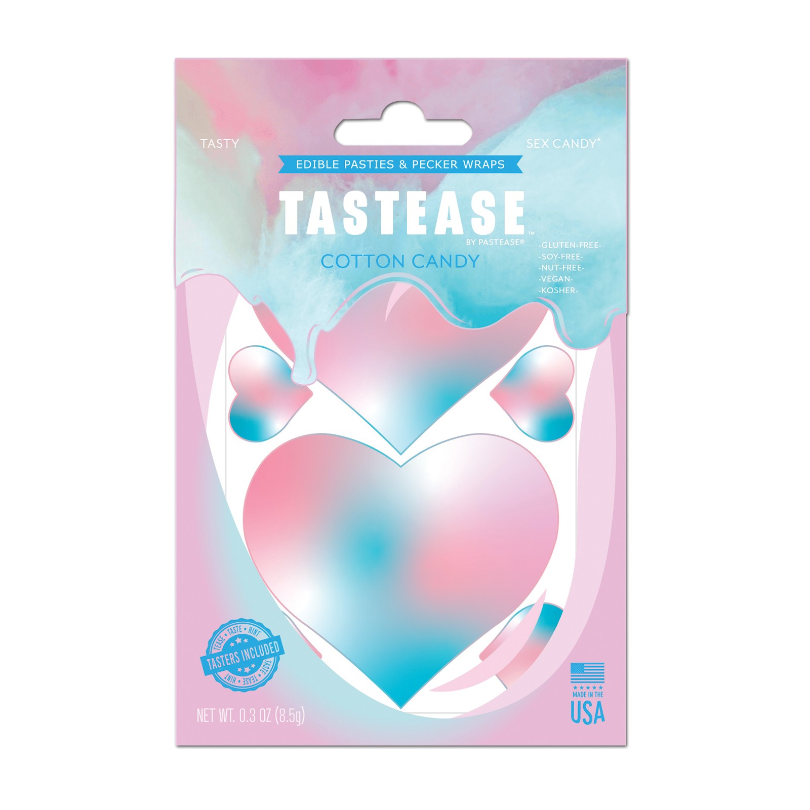 Pastease Tastease Pasties Comestibles Algodón de Azúcar O/S