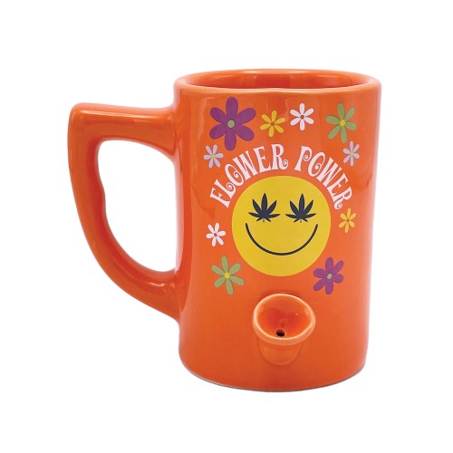 Taza de Café Wake Bake Flower Power 10 oz