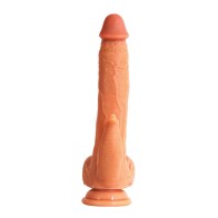 Dildo Justin de 6.5 Pulgadas con Lengua Lamedora para el Máximo Placer