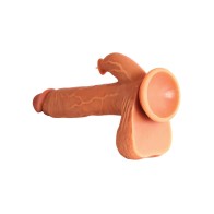 Dildo Justin de 6.5 Pulgadas con Lengua Lamedora para el Máximo Placer