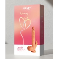 Dildo Justin de 6.5 Pulgadas con Lengua Lamedora para el Máximo Placer