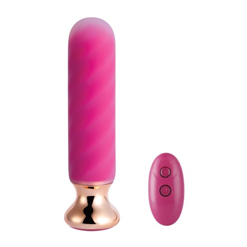 Rose Twister Remote Control Vibrating Anal Plug