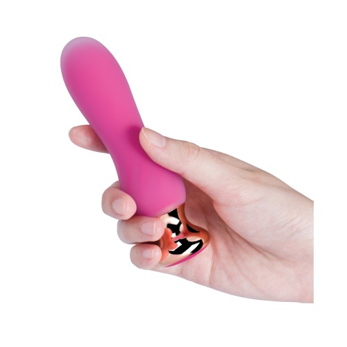 Plug Anal Vibrante Curvado con Control Remoto Pink Holic