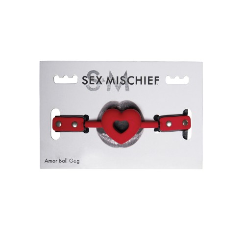 Heart Shaped Ball Gag for BDSM Play