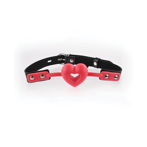 Heart Shaped Ball Gag for BDSM Play