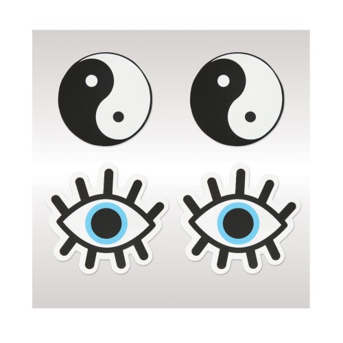 Peekaboos Yin & Yang Pasties - 2 Pairs