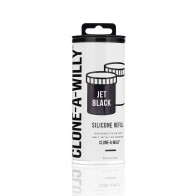 Clone-A-Willy Jet Black Silicone Refill for Dildo Making