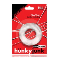 Hunky Junk Fractal Cockring - Clear Ice