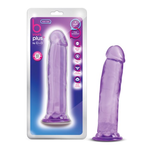 B Yours Plus 9 Inch Thrill n Drill Purple