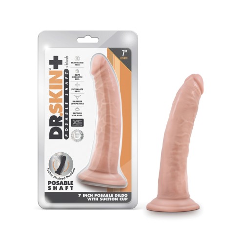 Blush Dr. Skin Plus Dildo Posable 7"