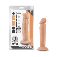 Blush Dr. Skin Plus 6-inch Posable Dildo Vanilla