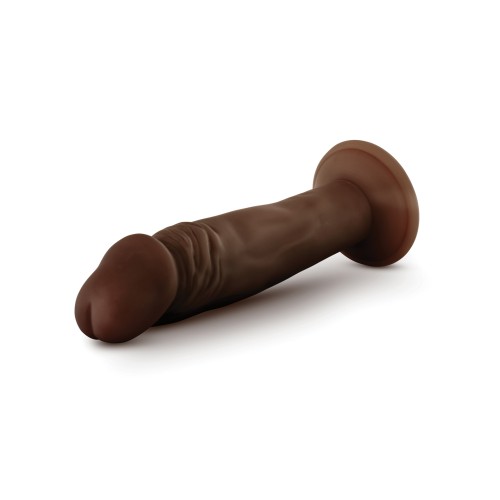 Blush Dr. Skin Plus 6 Inch Posable Dildo - Chocolate