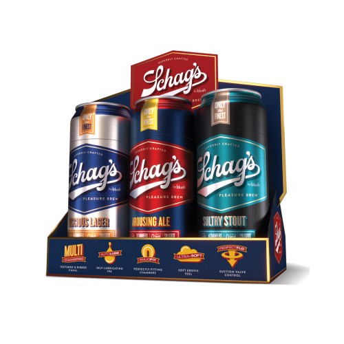 Blush Schag's Beer Can Stroker Pack for Exciting Fun