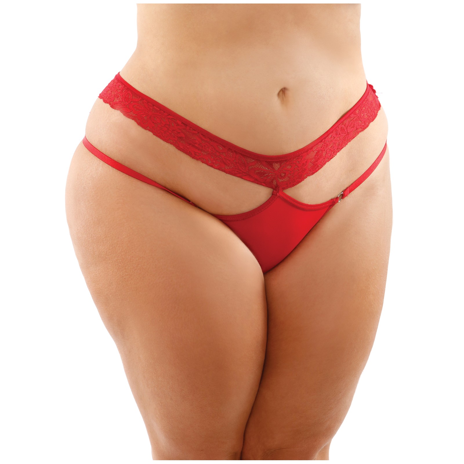 Bottoms Up Ren Bikini Panty with Lace Waist