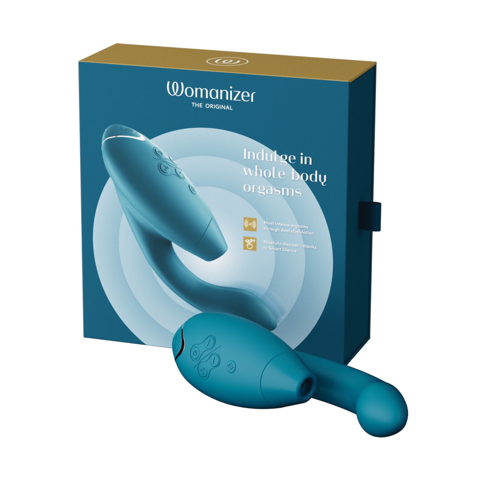 Buy Womanizer Duo 2 Petrol - Premium Clitoral Stimulator