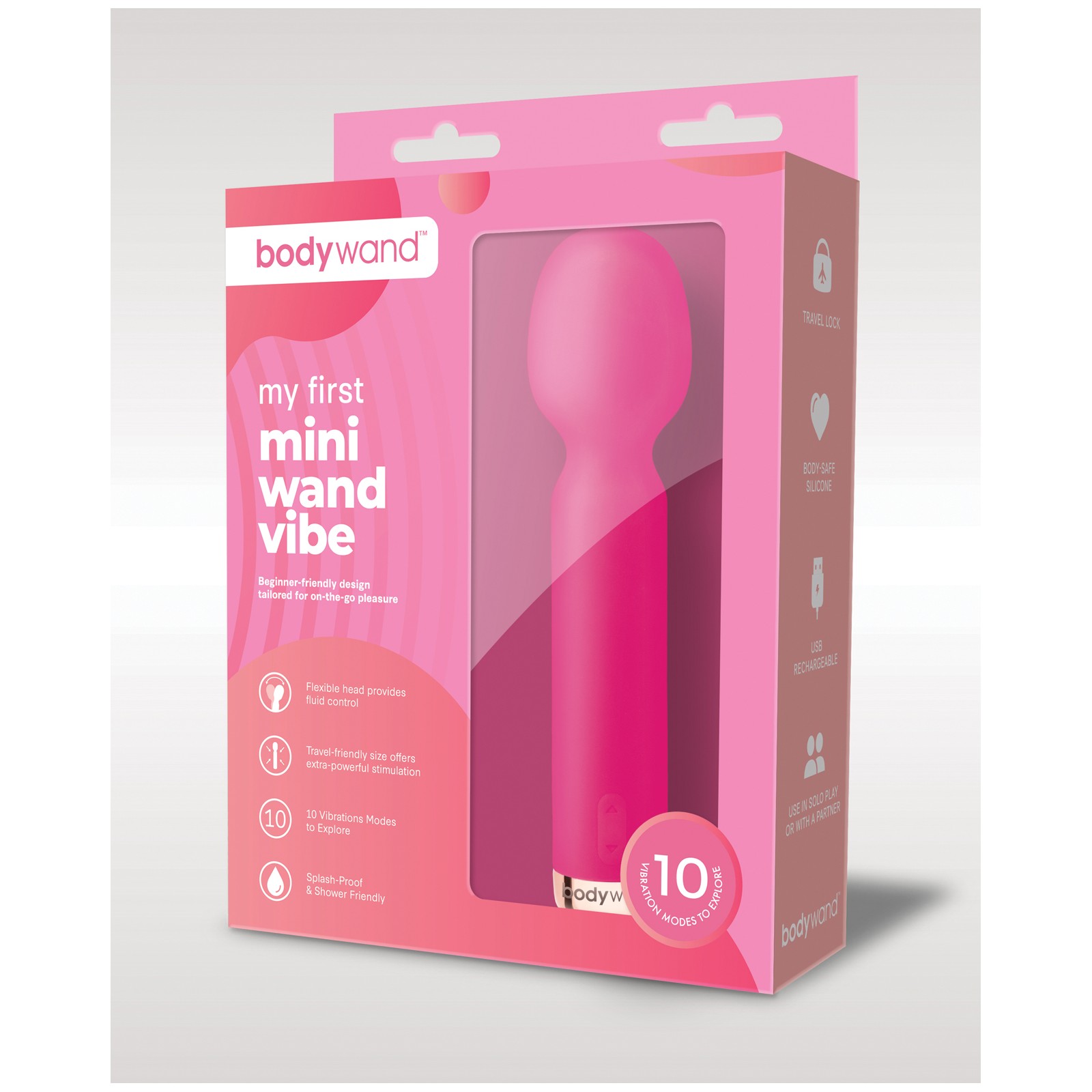 Bodywand Mi Primer Mini Vibrador de Varita - Amigable para Viajes