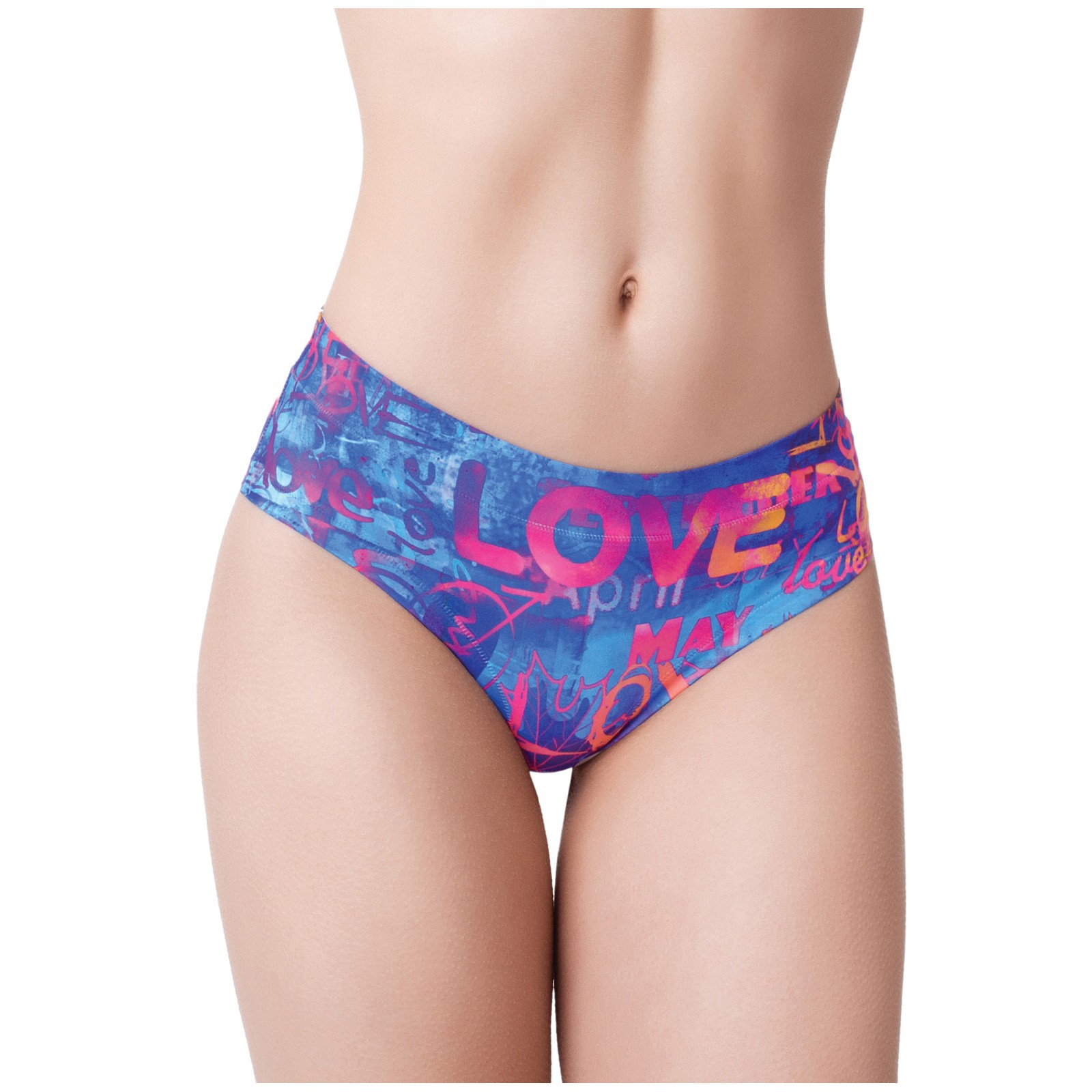 Mememe Love Graffiti Printed Slip for Comfortable Wear