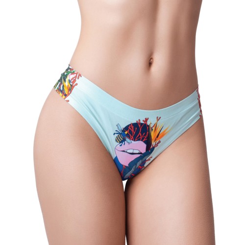 Mememe Botanic Panic Printed Thong