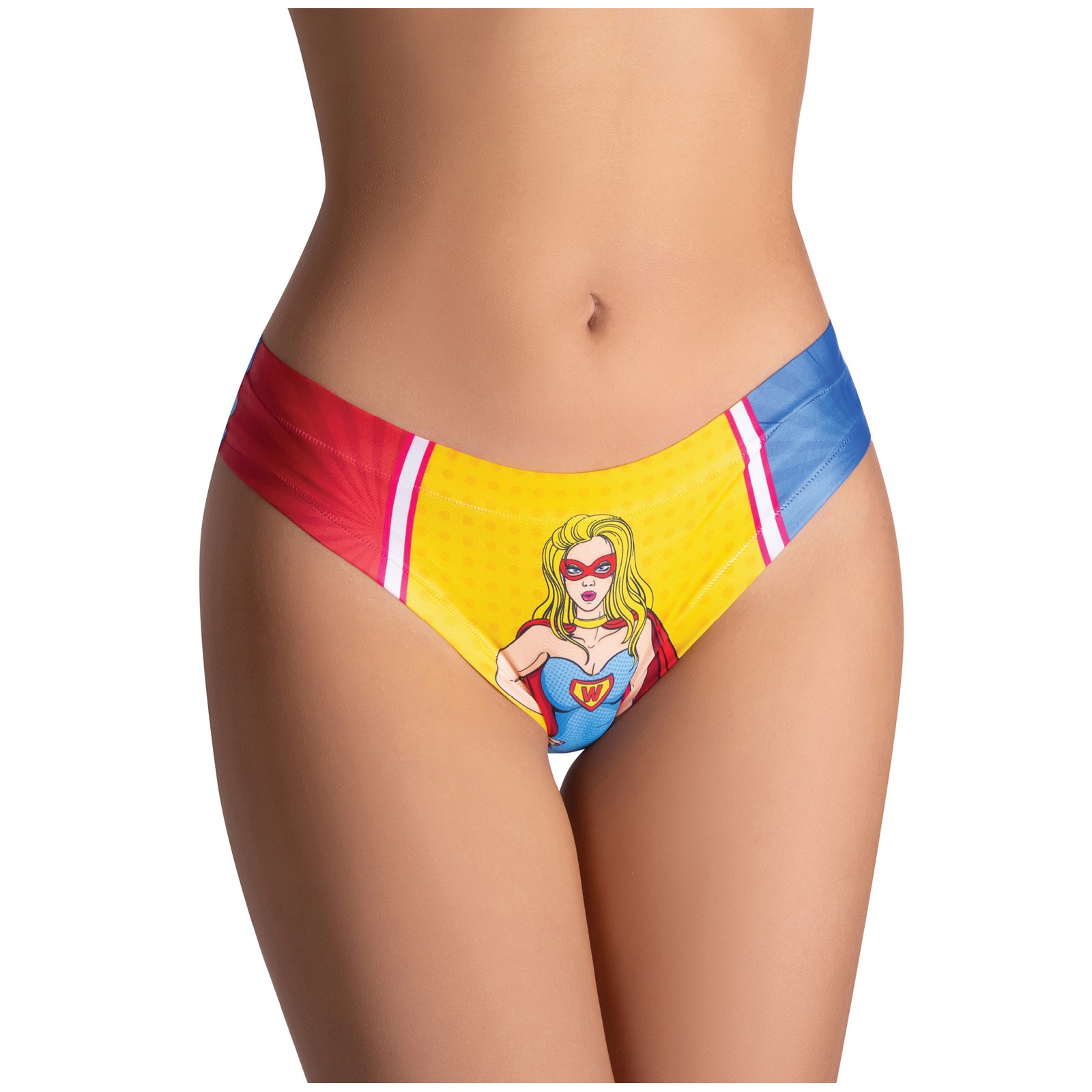 Mememe Comics Wonder Girl Printed Thong