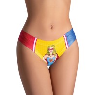 Mememe Comics Wonder Girl Printed Thong