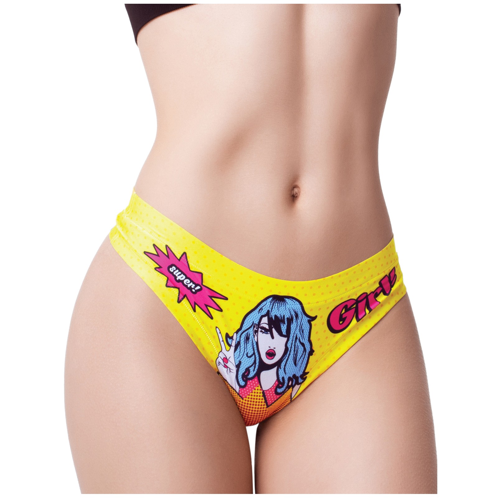 Mememe Comic Fans Printed Thong