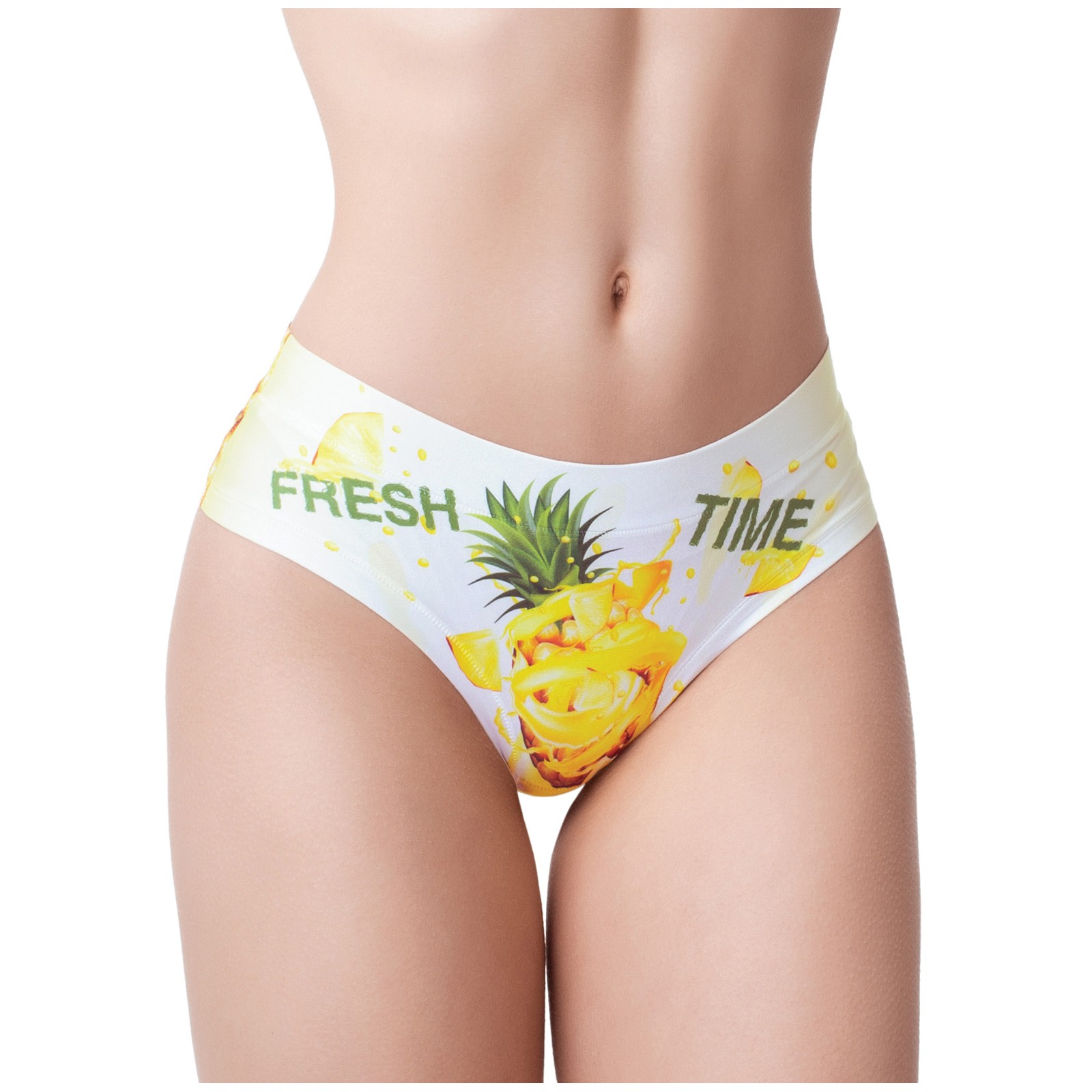 Mememe Summer Pineapple Printed Slip for Comfortable Fit