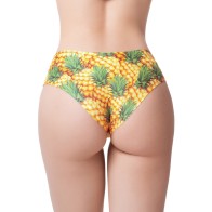 Mememe Slip Impreso de Piña de Verano para Ajuste Cómodo