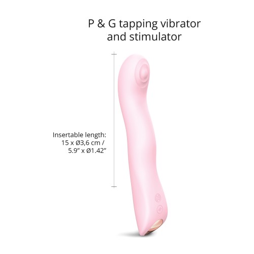 Love to Love Tapping Vibrator - Baby Pink