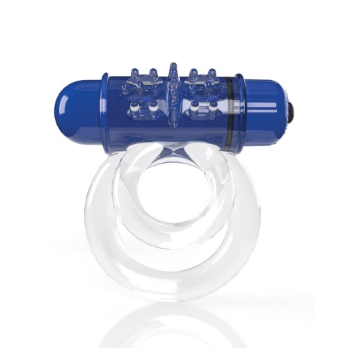 Screaming O 4B DoubleO 6 Vibrating Ring - Blueberry