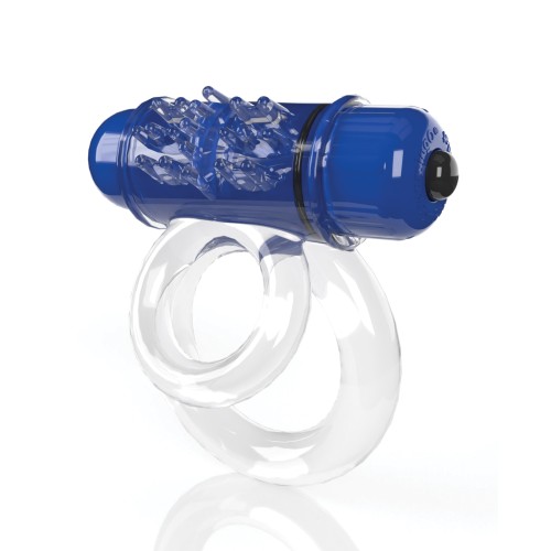 Screaming O 4B DoubleO 6 Vibrating Ring - Blueberry