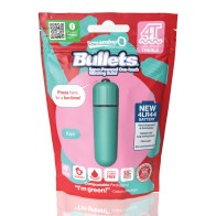 Vibrador Bullet 4T Resistente al Agua Kiwi