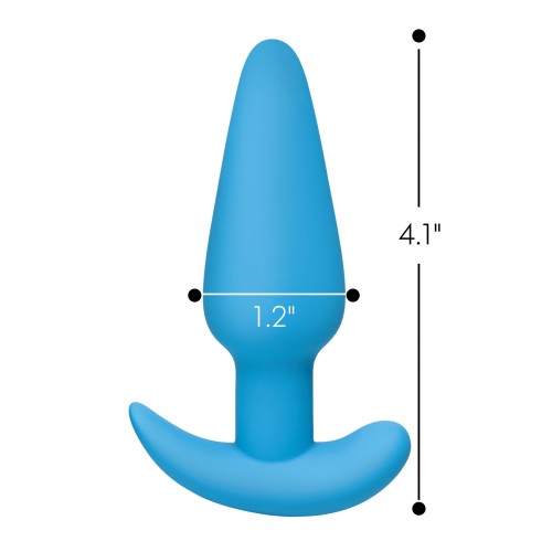 Bang! 21X Remote-Controlled Vibrating Butt Plug in Blue