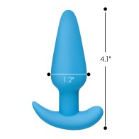 Bang! 21X Remote-Controlled Vibrating Butt Plug in Blue