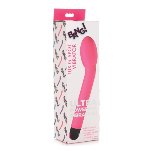 Bang! 10X G Spot Vibrator - Pink