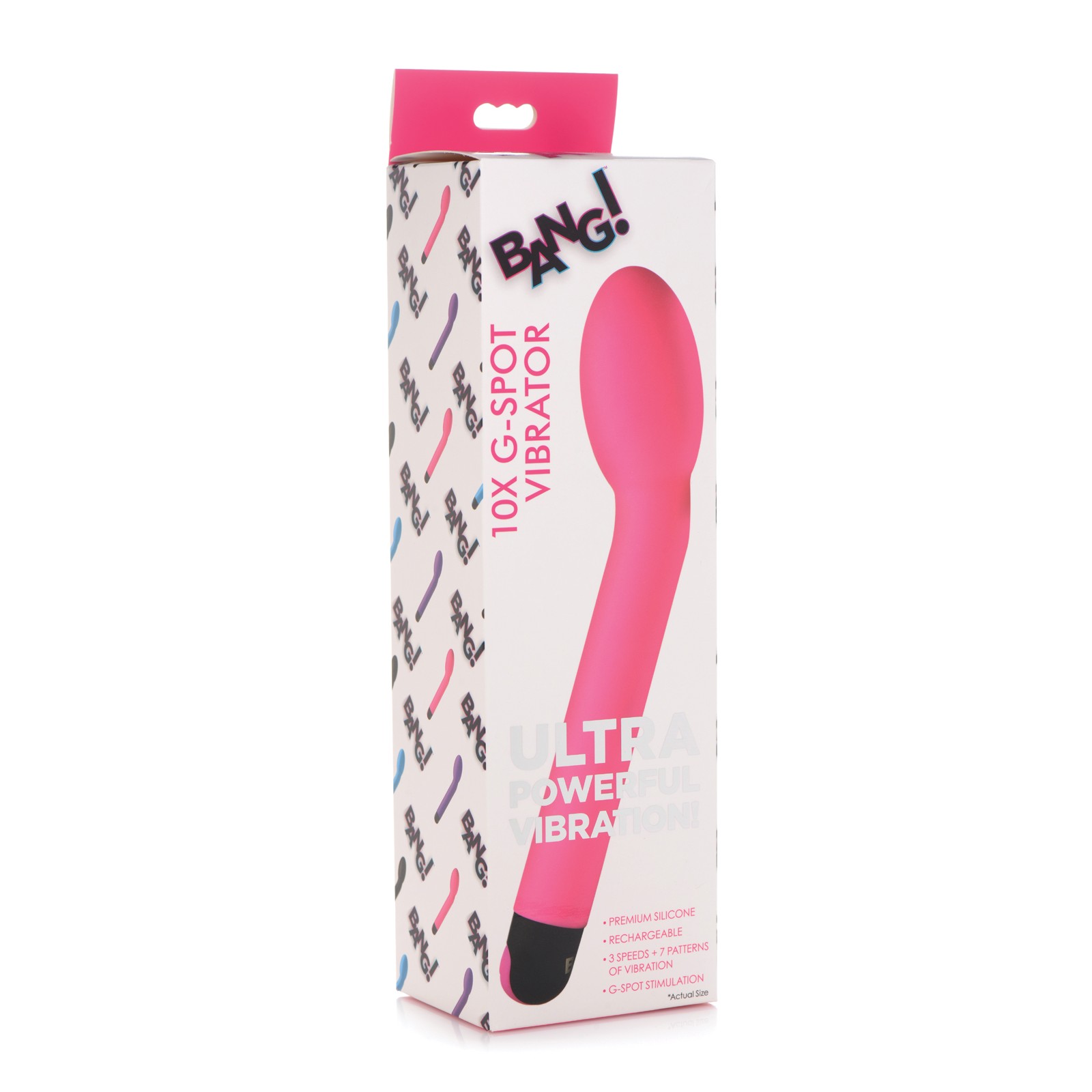 Vibrador Bang! 10X para el Punto G - Rosa