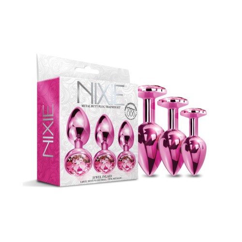 Juego de Entrenamiento de Plug Anal Nixie con Joya