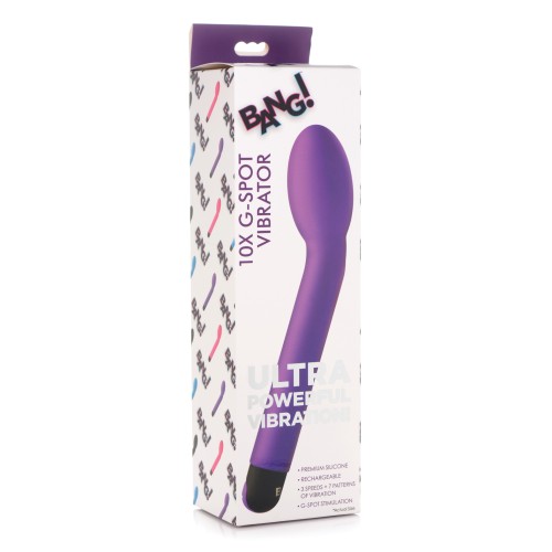 Bang! 10X G Spot Vibrator - Purple