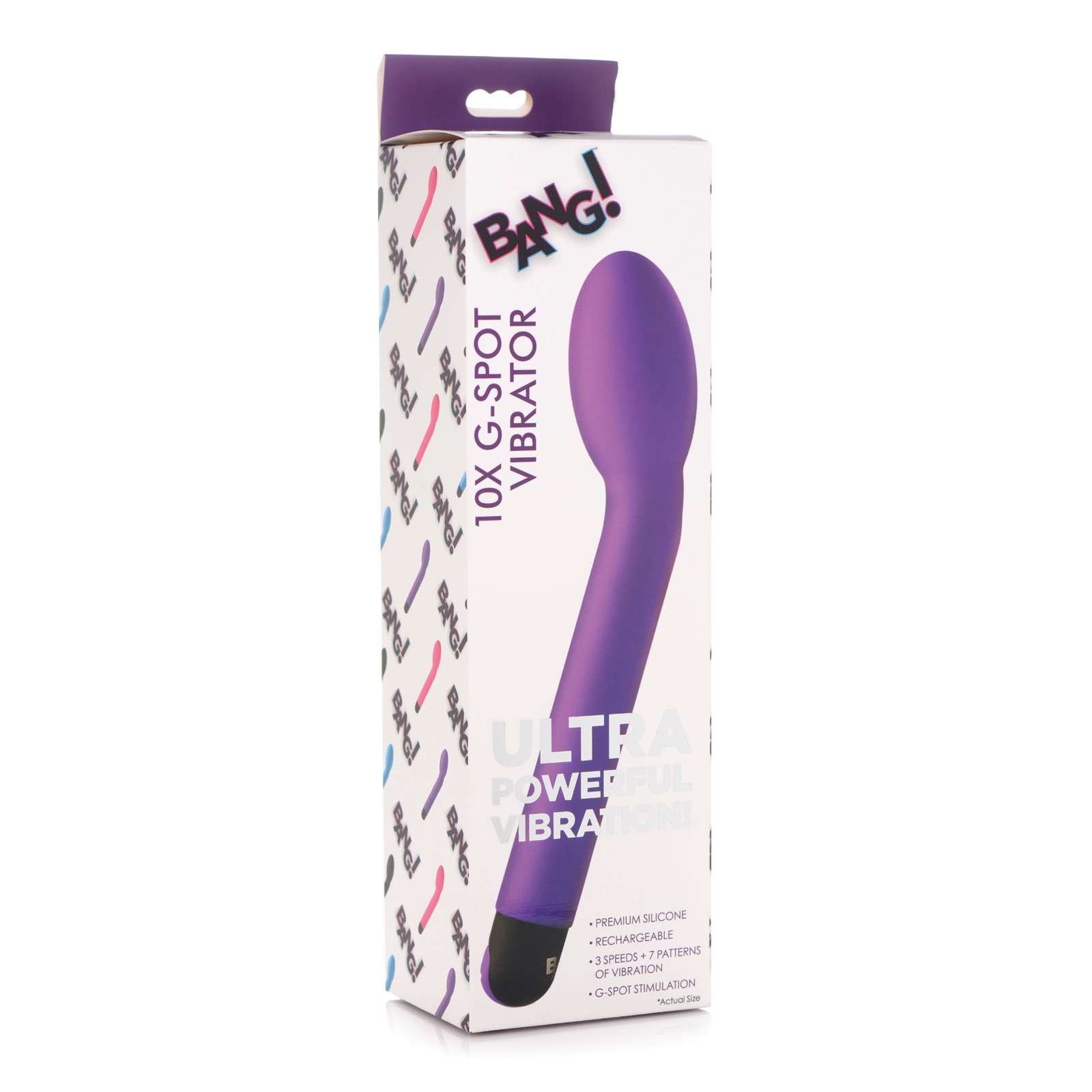 Bang! 10X G Spot Vibrator - Purple