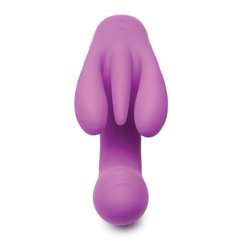 Bang 10X Triple Rabbit Vibrator Purple