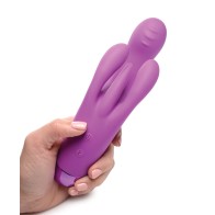 Bang 10X Triple Rabbit Vibrator Purple