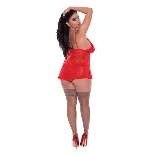 Ooh La Lace Babydoll with Panty